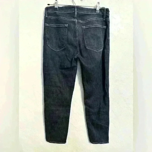 Frame Le Garçon Crop Jeans in Destroyed Denim Size 26 - Picture 3 of 6